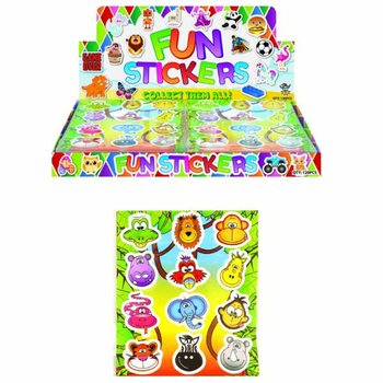FUN STICKERS – GERÐ: JUNGLEDÝR (120 stk.)