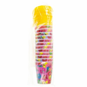 Drykkjarm&aacute;l / &Iacute;sm&aacute;l me&eth; r&ouml;r &ndash; Smiley, 250 ml (12 stk.)