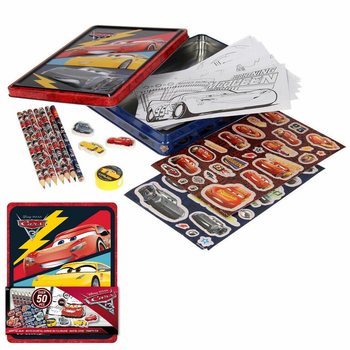 DISNEY CARS 3D Föndur- og teiknisett í dós (12 stk.)