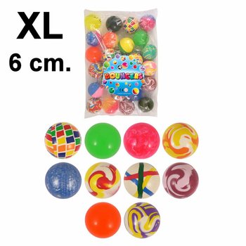 XL Mix Skoppboltar Ø6cm (25 stk.)
