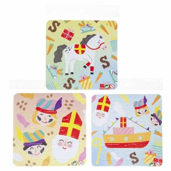 SINTERKLAAS P&Uacute;SLUSPIL - 14 x 14 cm (50 stk.)