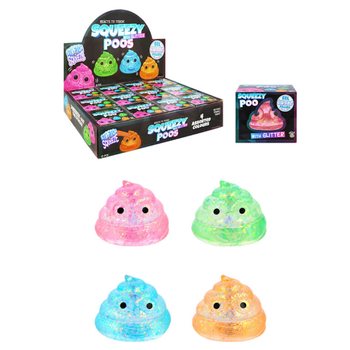 KREISTIKÚKUR MEÐ SUGAR GEL GLITURFYLLINGU - LITABLÖNDUN - Í BORÐSTANDI (12 STK.)