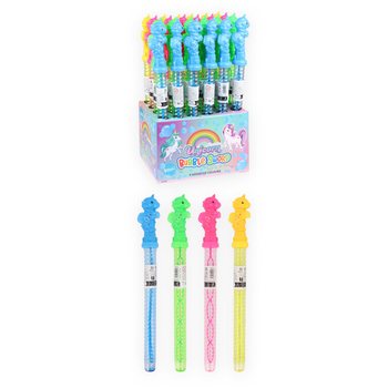 St&oacute;r s&aacute;puk&uacute;lustafur 35 cm - Einf&aelig;ringur / Unicorn &iacute; s&yacute;ningarkassa (24 stk.)