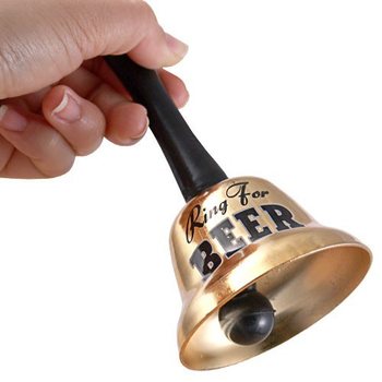 &bdquo;Ring for a Beer&ldquo; bjalla &iacute; gjafaumb&uacute;&eth;um (2 stk.)