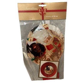SINTERKLAAS SKRAUTV&AElig;NGUR &Oslash;50 CM - SAMANBRJ&Oacute;TANLEGUR (6 stk.)