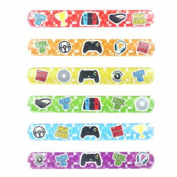 Gamer Slap Armbönd - Mix (120 stk)