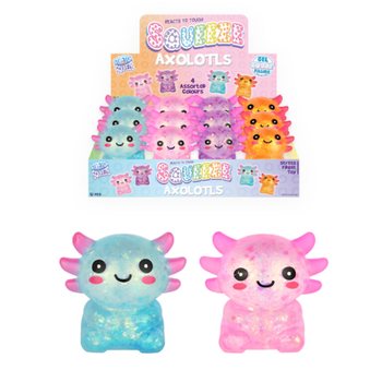 KREISTUR AXOLOTL MEÐ SUGAR GEL FYLLINGU - Í SÝNINGARKASSA (12 stk.)