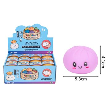 RAGE - Squishy Bun Dumplings L&Iacute;TI&ETH; (5.3x5.3x4.1 cm) - Viral 2026 Fidget Toy (24 stk.)