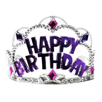 HAPPY BIRTHDAY KÓRÓNA - GERÐ 2 (12 stk.)