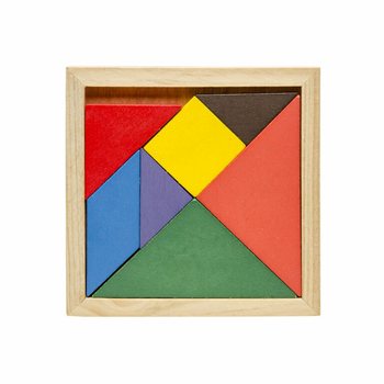 Vi&eth;ar Tangram P&uacute;sluspil (12 stykki)