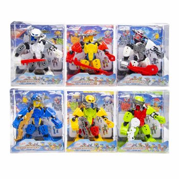 THUNDERBOLT ROBOT WARRIOR LEIKFANGI &Iacute; DISPLAYI (12 stykki)
