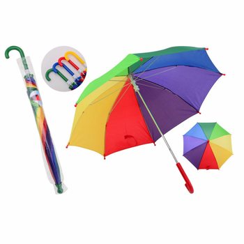 Regnbogaparaplu &iacute; heilds&ouml;lu &Oslash;68 cm (12 stk.)
