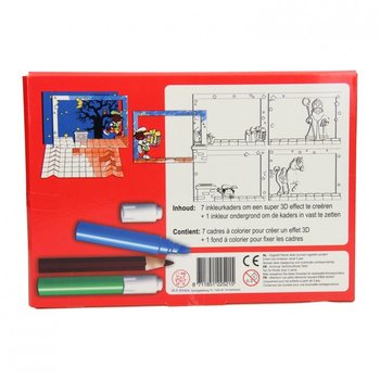 Sinterklaas / J&oacute;lasveina 3D Gluggakortaf&ouml;ndursett (12 stk.)