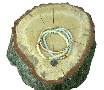 3-laga armband í Ibiza-stíl (1 stk)