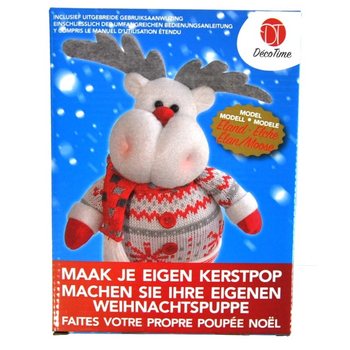 BÚÐU TIL ÞÍNA EIGIN JÓLADÚKKU ÚR PLYSI (6 stk.)