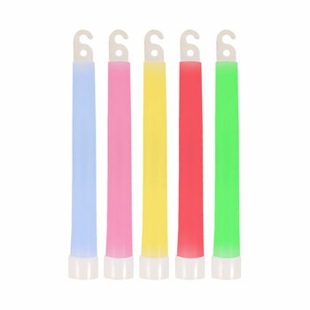GLÓSTAFIR GLOW STICK - 15CM MEÐ BANDI - LITABLÖNDUNGUR (25 stk.)