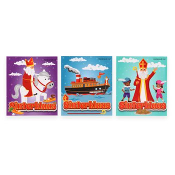 Minnisb&aelig;kur Sinterklaas - &Iacute; s&yacute;ningarstandi (480 stk)