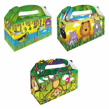 MATSEÐLABOÐ – JUNGLE – 22,5 x 9,5 x 18 cm (12 stk.)