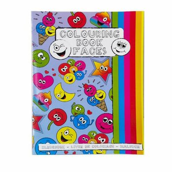 A4 Smiley Litabók með Límmiðum (12 stykki)