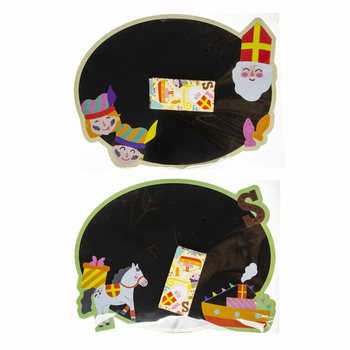 Sinterklaas kr&iacute;tartafla me&eth; kr&iacute;tum (24 stk.)