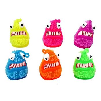 STÓR LÝSANDI PUFFER SKRÍMSLI MEÐ LJÓSI Ø9,5CM (12 stk.)