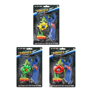 Spinner Battle skot-skopparak&ouml;kur &aacute; spjaldi (6 stk.)