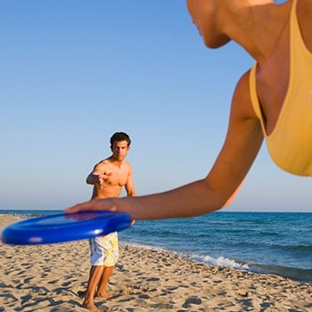 Frisbee diskur 15 cm (24 stk.)