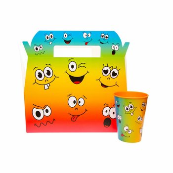 Barnamatshylki Smiley - 22,5 x 12 x 9,5 cm (24 stk.)