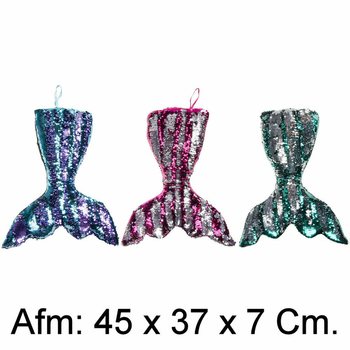 XL Pluss Hafmeyjuspor&eth;ur Koddi - 45 cm - Mix litir (4 stk.)