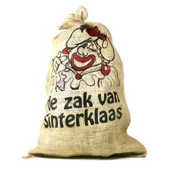 Stór strigapoki (jute) fyrir jólasveininn
