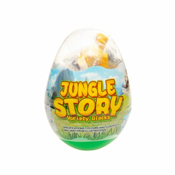 Brick Kubbar &iacute; Eggjum - Blanda&eth;ir frumsk&oacute;gard&yacute;r (12 stk.)
