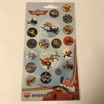 STICKERVEL: DISNEY PLANES, stærð 20 x 10 cm. (10 stk.)