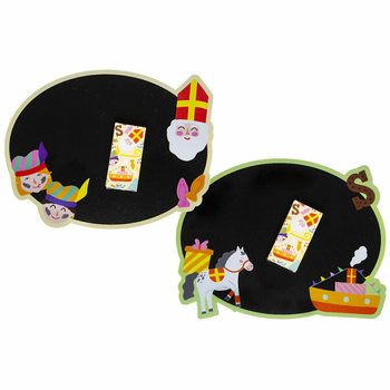 Sinterklaas kr&iacute;tartafla me&eth; kr&iacute;tum (24 stk.)