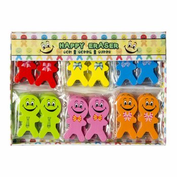 Gla&eth;leg Smiley strokle&eth;ur 2-hluta (36 sett)