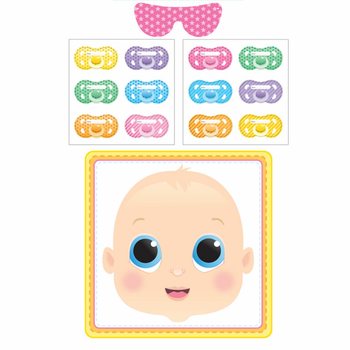 BABY SHOWER LEIKUR - STICK THE DUMMY (12 stykki)