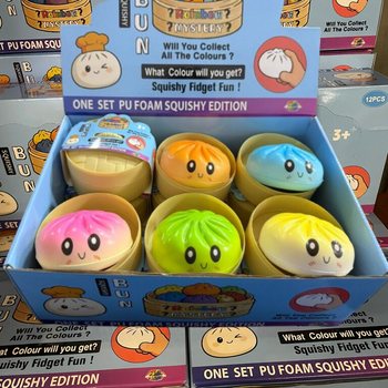 RAGE - Squishy Bun Dumplings ST&Oacute;RIR - ONE SET PU FOAM SQUISHY EDITION (12 stk.)