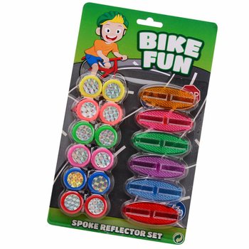 BIKE FUN - 18-Hluta Teinaendurvarpssett fyrir Rei&eth;hj&oacute;l &aacute; Spjaldi (1 stk.)