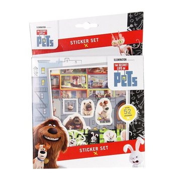 SECRET LIFE OF PETS Límmiðasett 52 hlutar (12 stk)