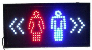 LED Auglýsingaskilti - SALERNIS / WC