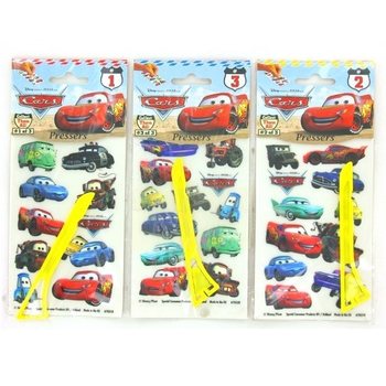 DISNEY CARS NUDDA-Á LÍMMIÐAR / TRANSFERMYNDIR (24 stk.)