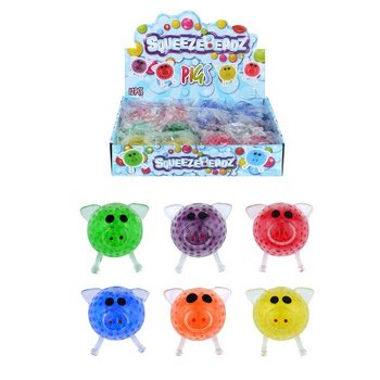 SQUISHY GRÍSABOLTAR (12 stk.)