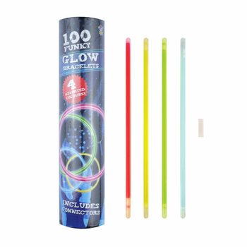 Lýsandi Armbönd Glow - 100 stk í Túbu