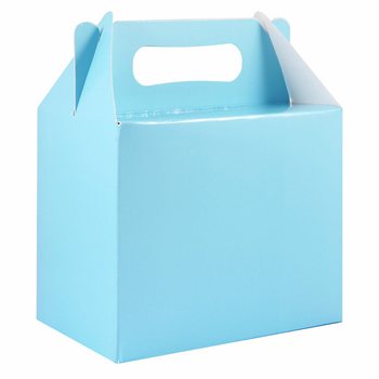 Gjafabox / Nammibox ljósblátt 14x18x10 cm (12 stk.)