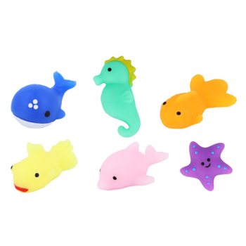 Kr&uacute;ttleg Squishy Sj&aacute;vard&yacute;r &iacute; S&ouml;lukassa (96 stk.)