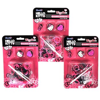 Hello Kitty Teygjuarmbandasett með Hengjum (12 stk.)