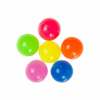 MIX SKOPPBOLTAR NEON LITIR &Oslash; 3,2 cm (50 stk)