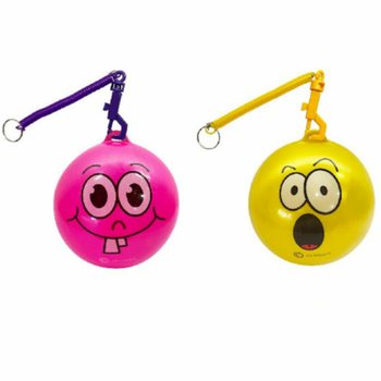 SMILEY BOLTI ME&ETH; SN&Uacute;RU / BUNGEE BOLTI &Oslash;23 cm (10 stk.)