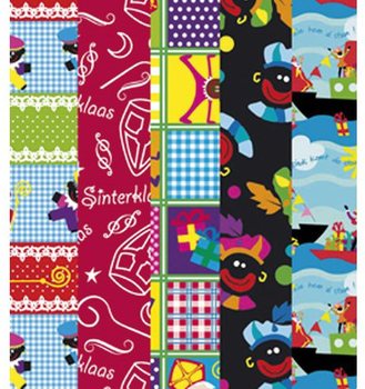 Sankti Nikul&aacute;s Sinterklaas Gjafapapp&iacute;rsr&uacute;llur 250 x 50 cm (5 stk)