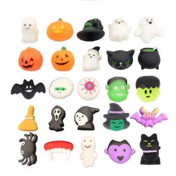 Hrekkjavöku Squishy Fígúrur í Fötu (25 stk.)