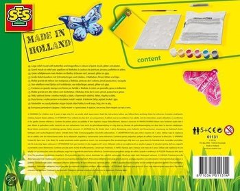 SES Creative Gipssteypa og m&aacute;lun - Fi&eth;rildi (1 stk.)